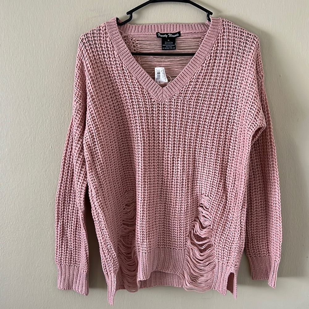 Pink sweater